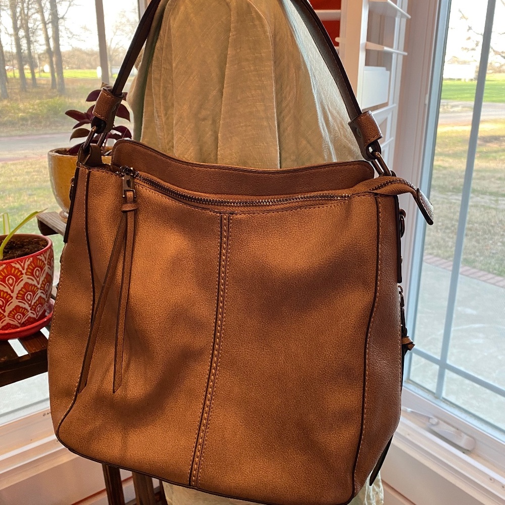 Brown hobo style purse